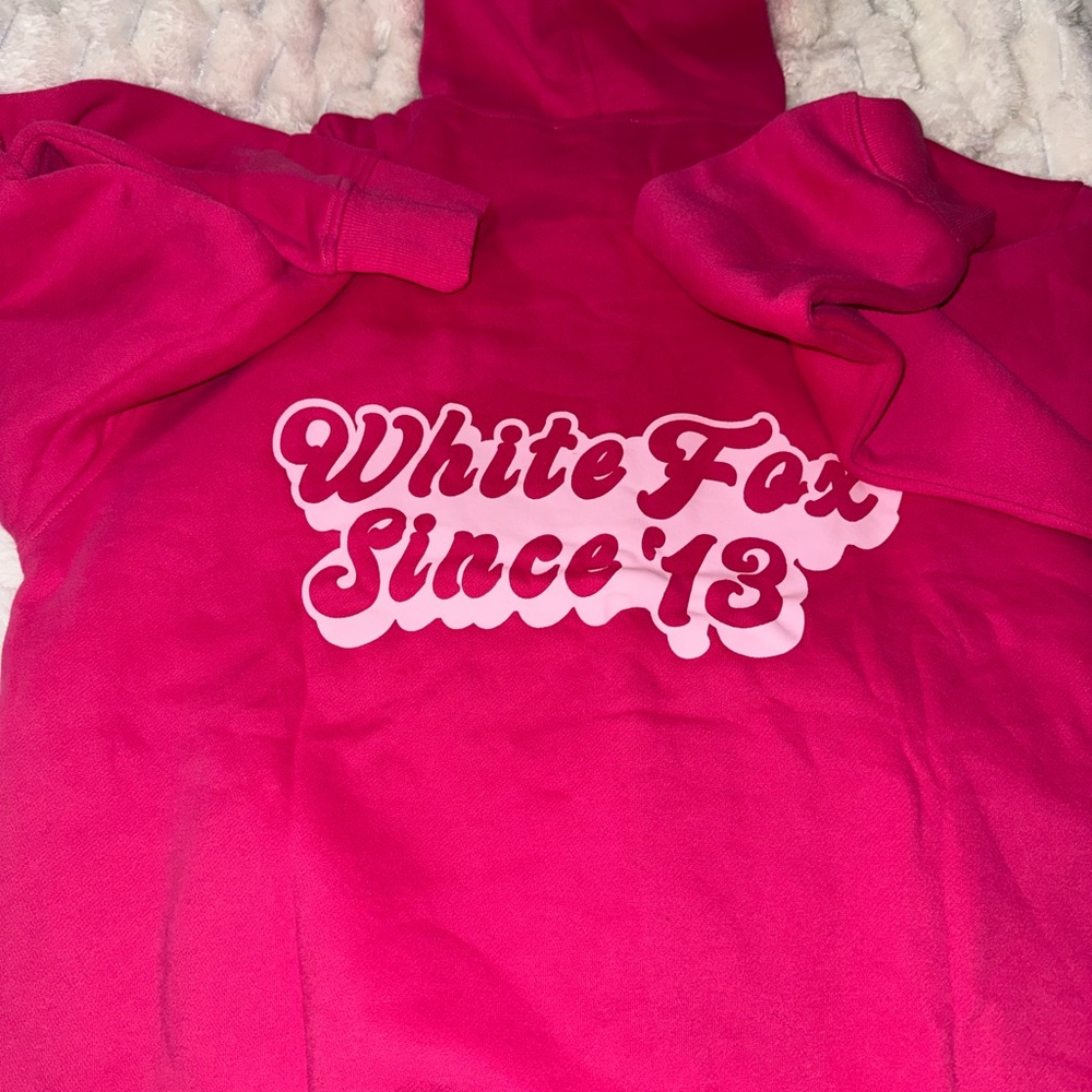 White Fox Boutique Pink Hoodie